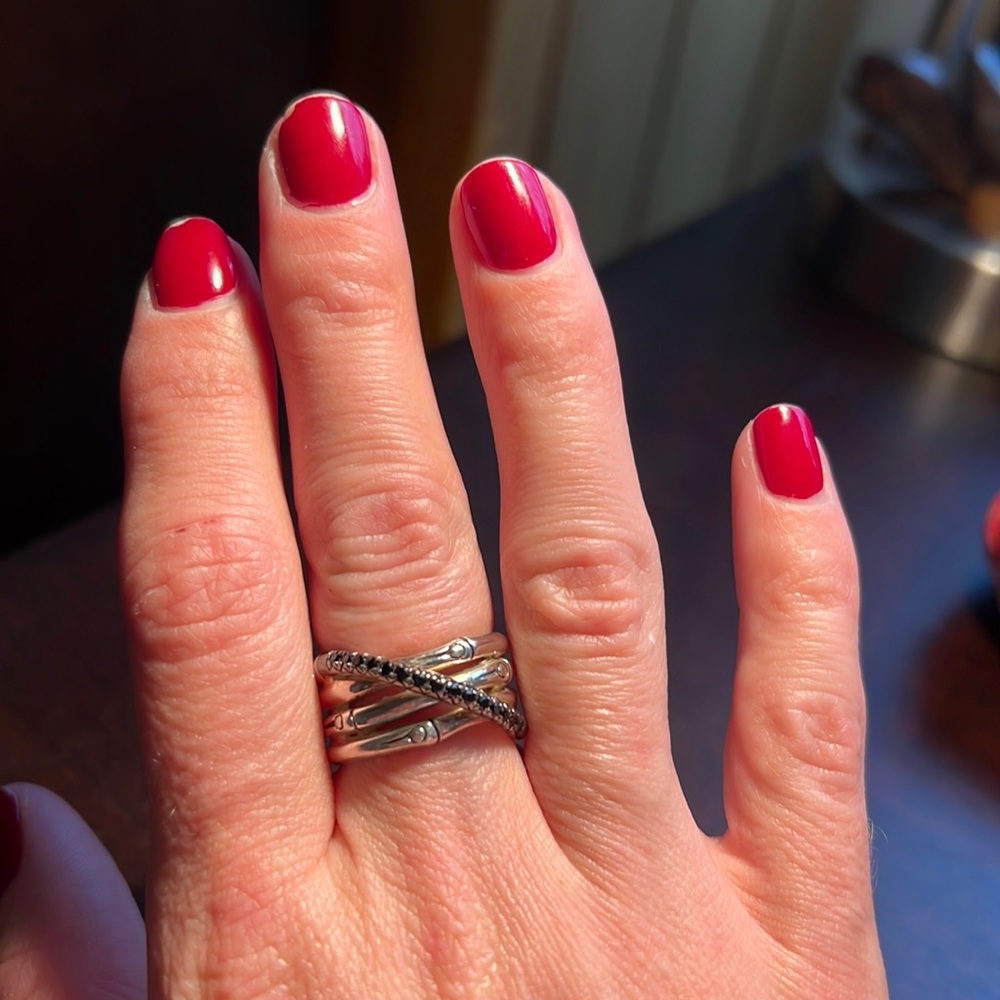 Bamboo Crossover Ring